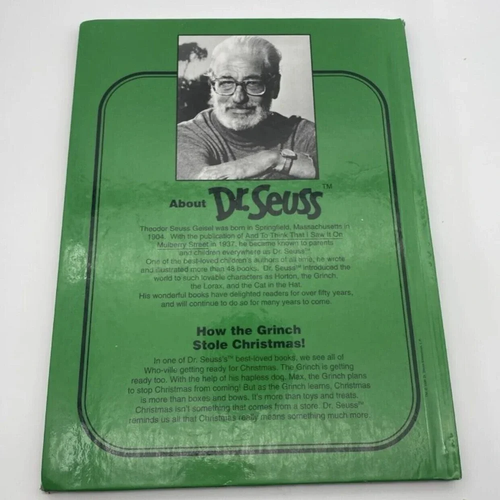 Dr Seuss How The Grinch Stole Christmas Book And‎ NWT Plush